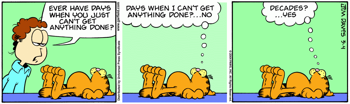 Garfield, March 4, 2004