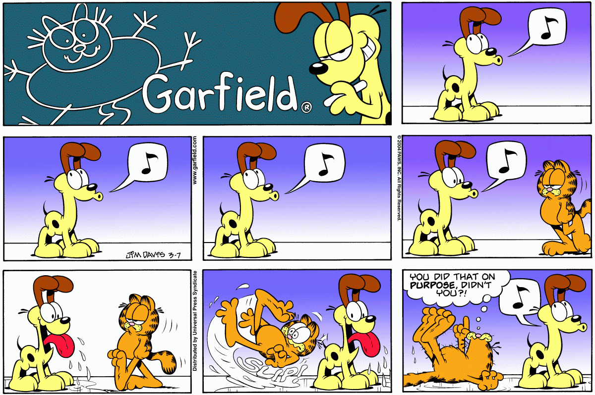 Garfield, March 7, 2004