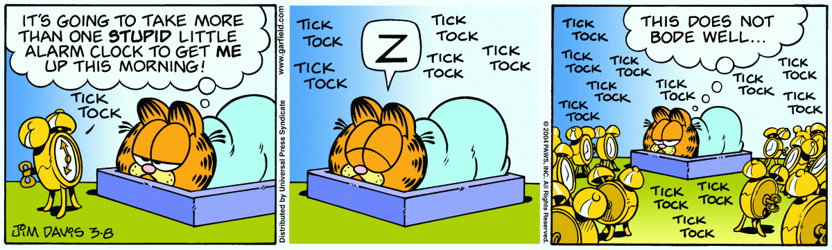 Garfield, March 8, 2004