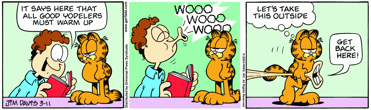 Garfield, March 11, 2004