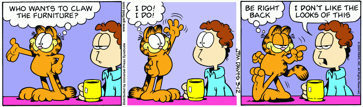Garfield, March 12, 2004