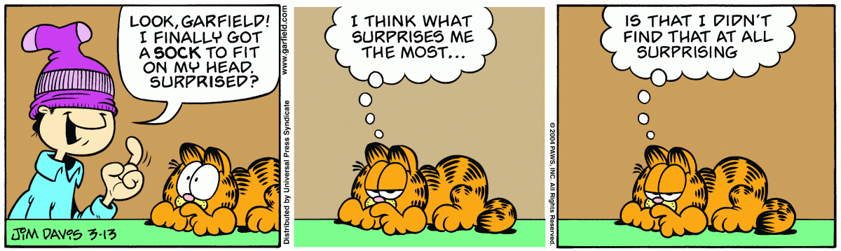Garfield, March 13, 2004