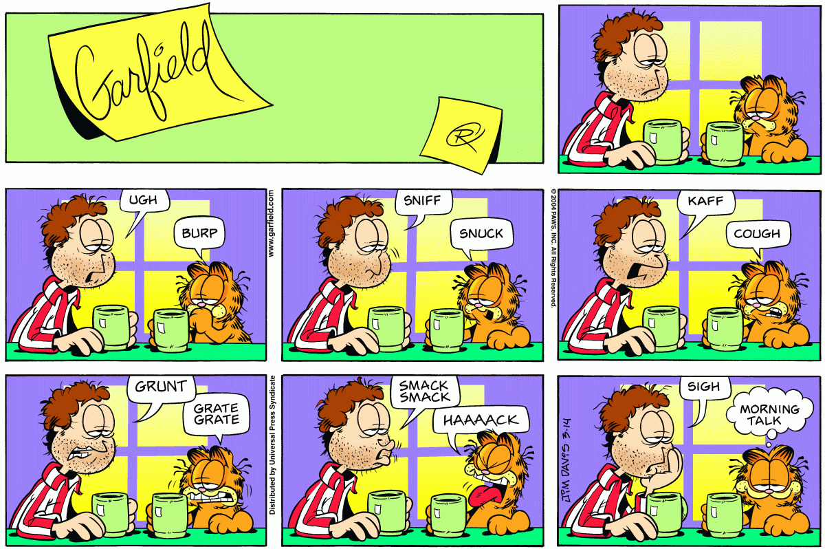 Garfield, March 14, 2004