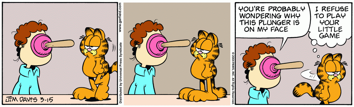 Garfield, March 15, 2004