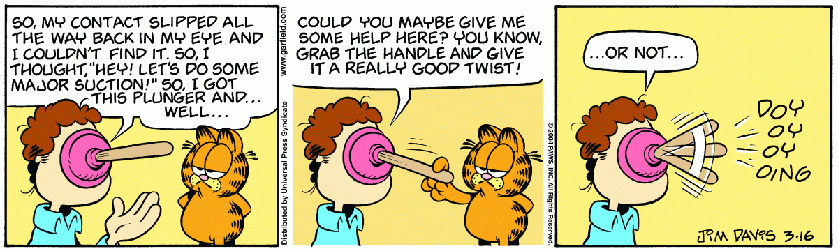Garfield, March 16, 2004