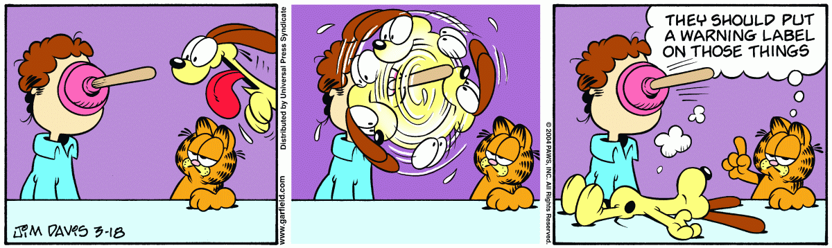 Garfield, March 18, 2004