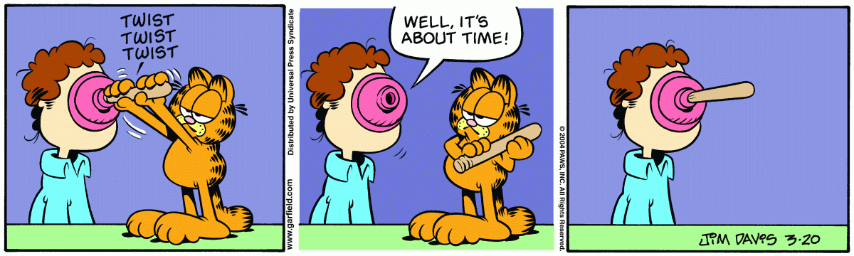 Garfield, March 20, 2004
