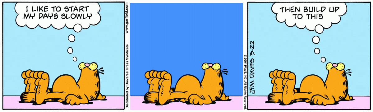 Garfield, March 22, 2004