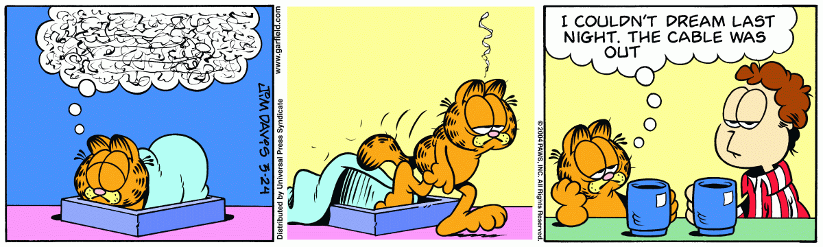 Garfield, March 24, 2004