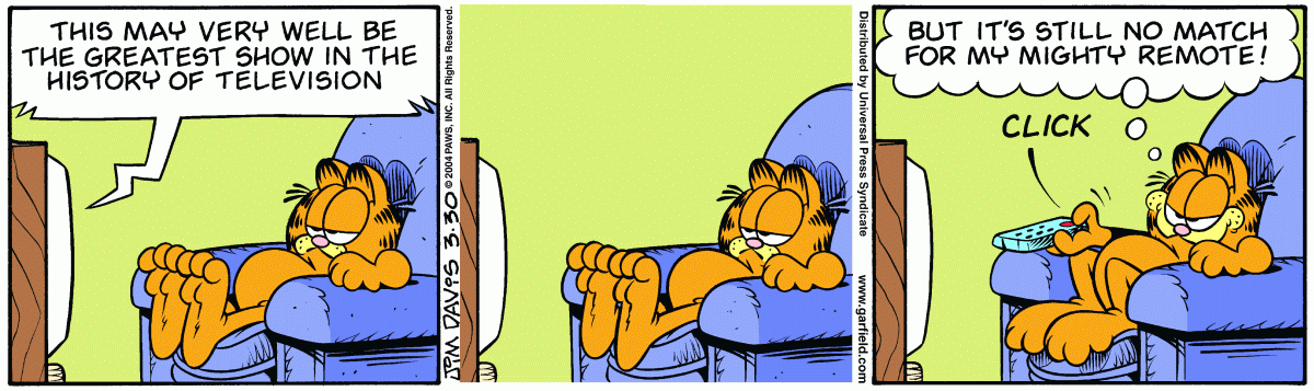 Garfield, March 30, 2004