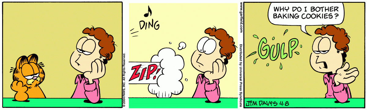 Garfield, April 8, 2004