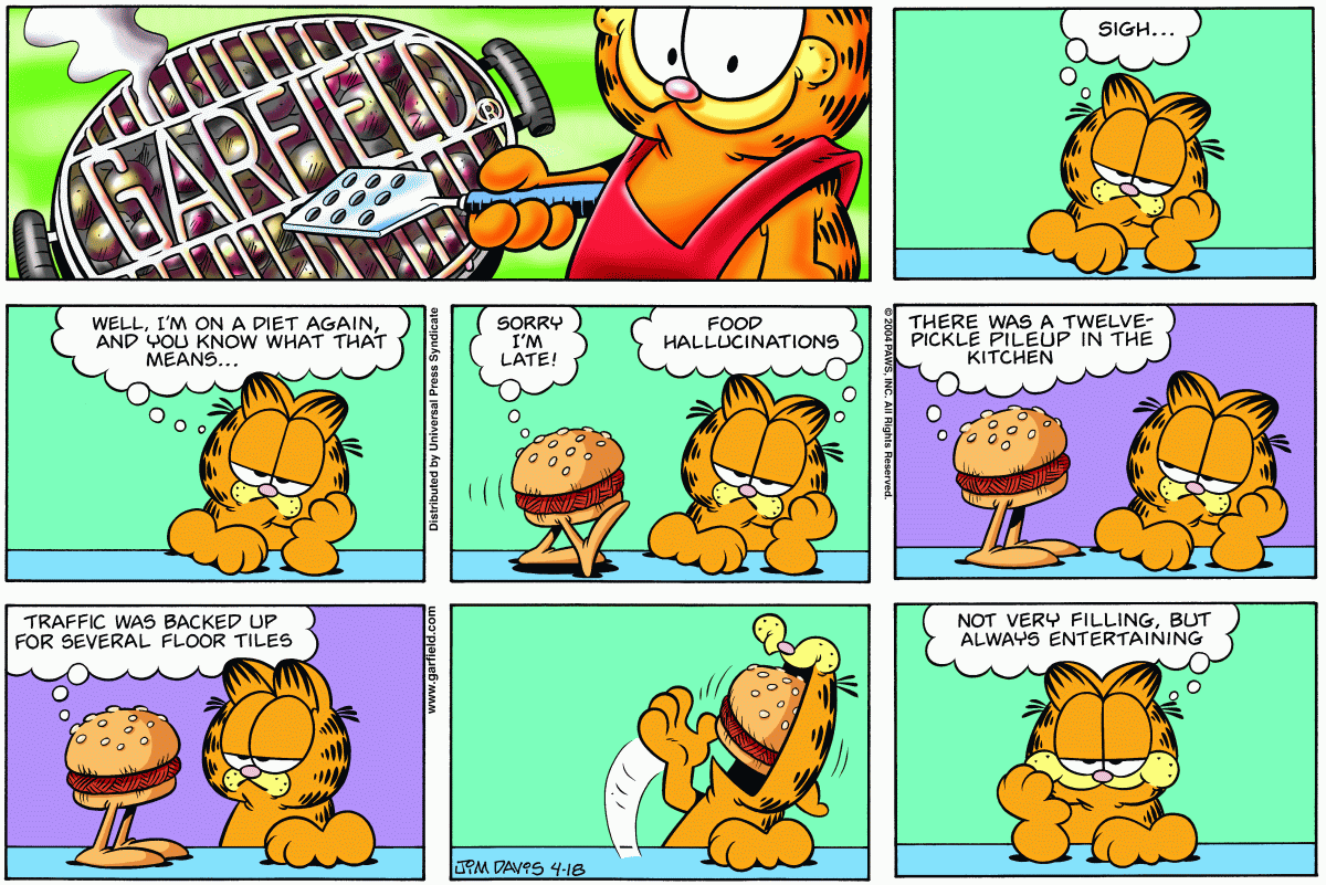Garfield, April 18, 2004