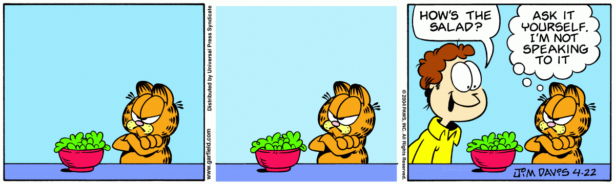 Garfield, April 22, 2004