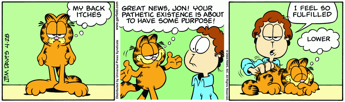 Garfield, April 28, 2004