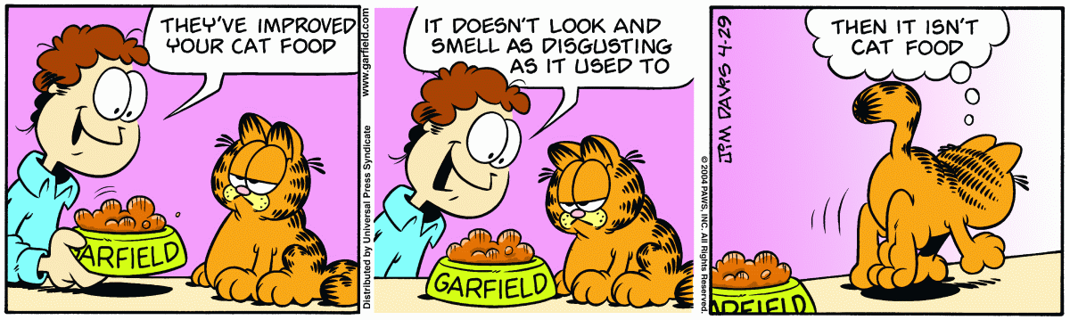 Garfield, April 29, 2004