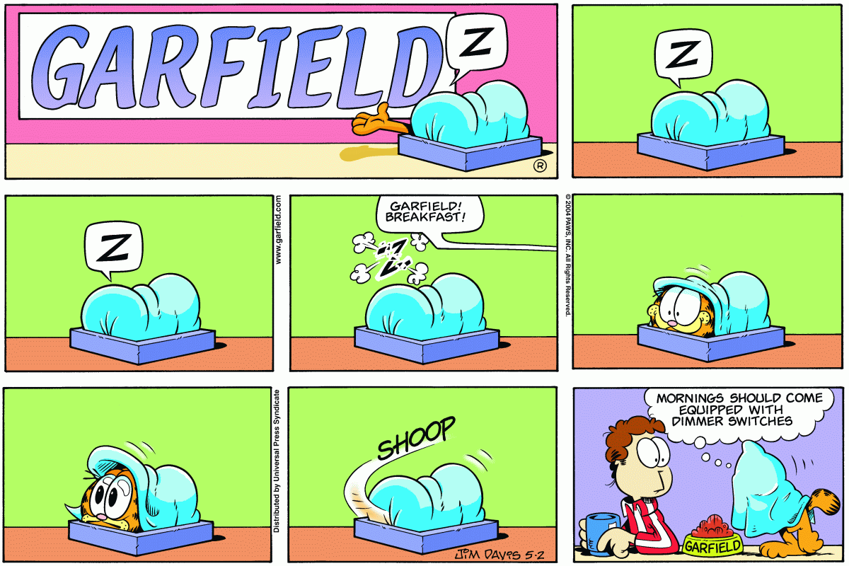 Garfield comic strip for Sunday, May 2, 2004