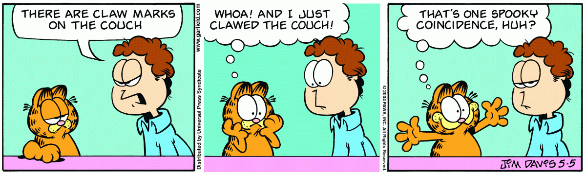 Garfield, May 5, 2004
