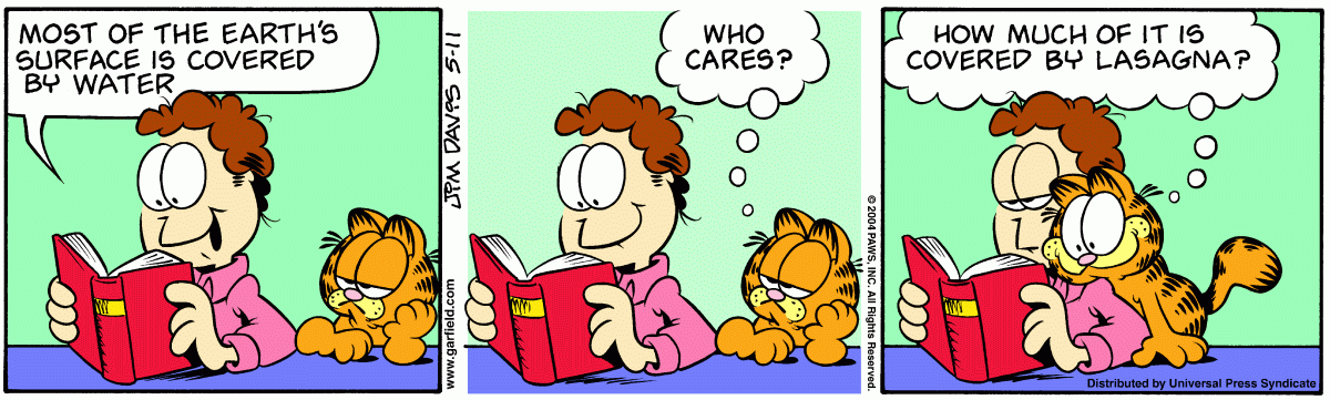 Garfield, May 11, 2004