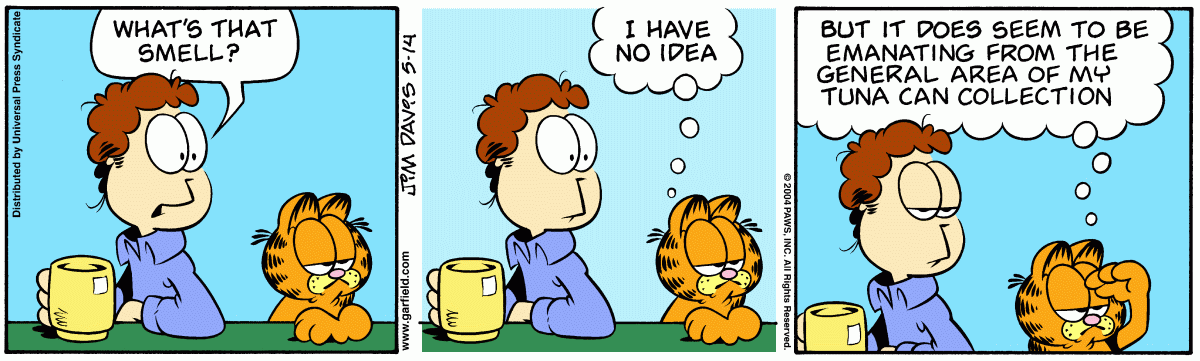 Garfield, May 14, 2004