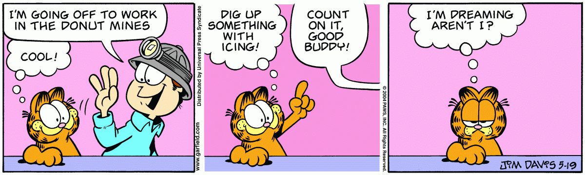Garfield, May 19, 2004