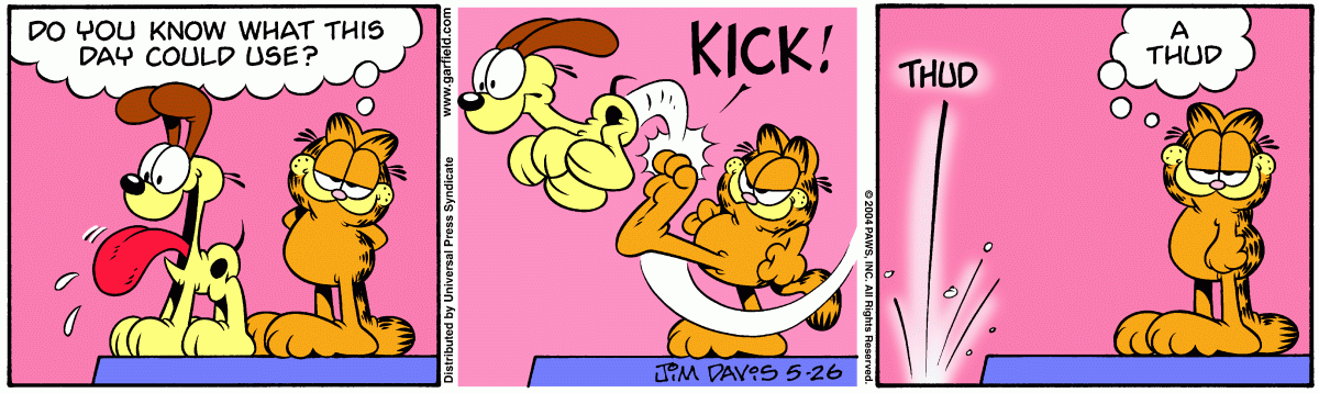Garfield, May 26, 2004