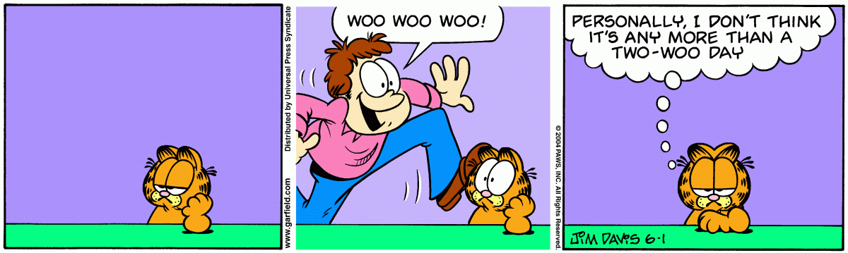 Garfield, June 1, 2004