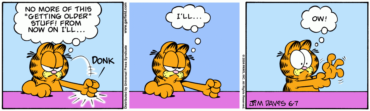 Garfield, June 7, 2004