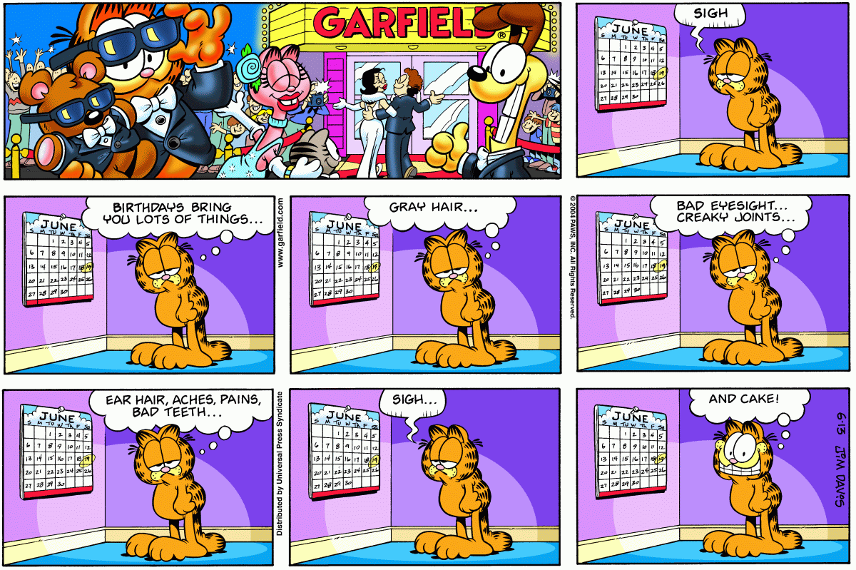 Garfield, June 13, 2004