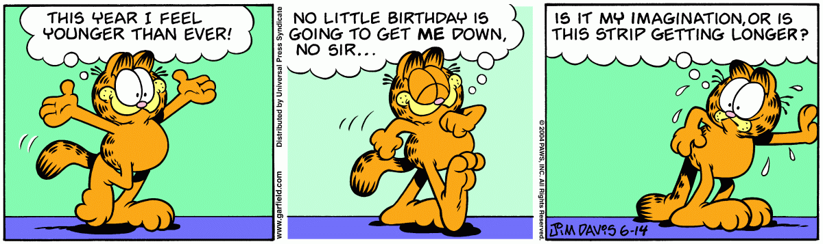 Garfield, June 14, 2004