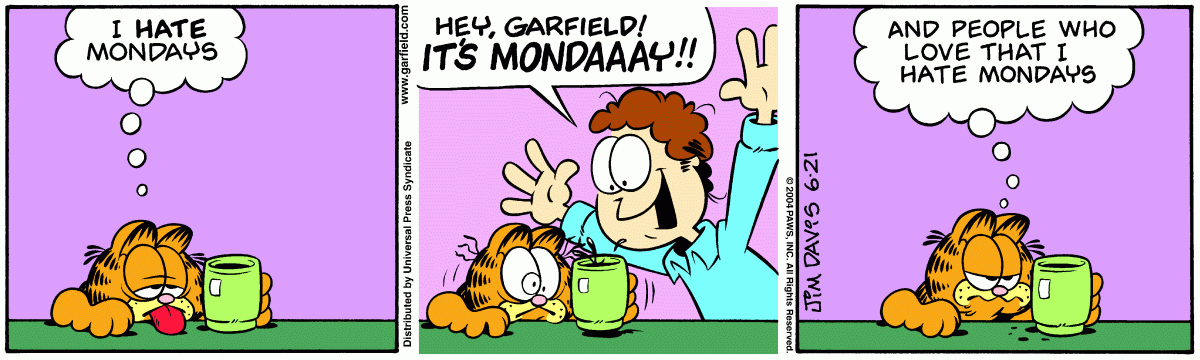 Garfield, June 21, 2004