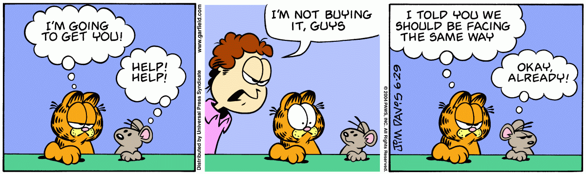 Garfield, June 29, 2004