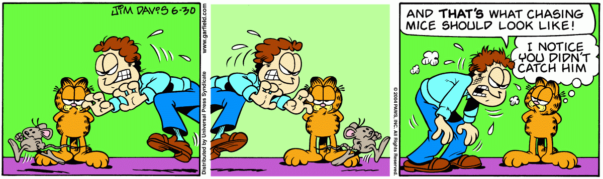 Garfield, June 30, 2004