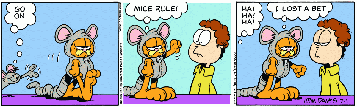 Garfield, July 1, 2004