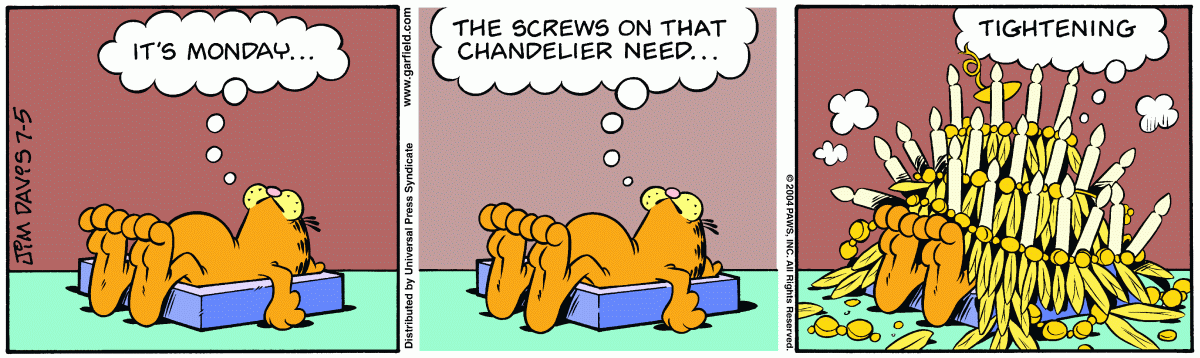 Garfield, July 5, 2004
