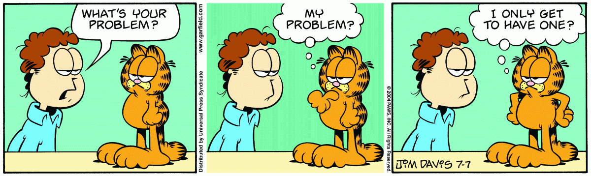 Garfield, July 7, 2004