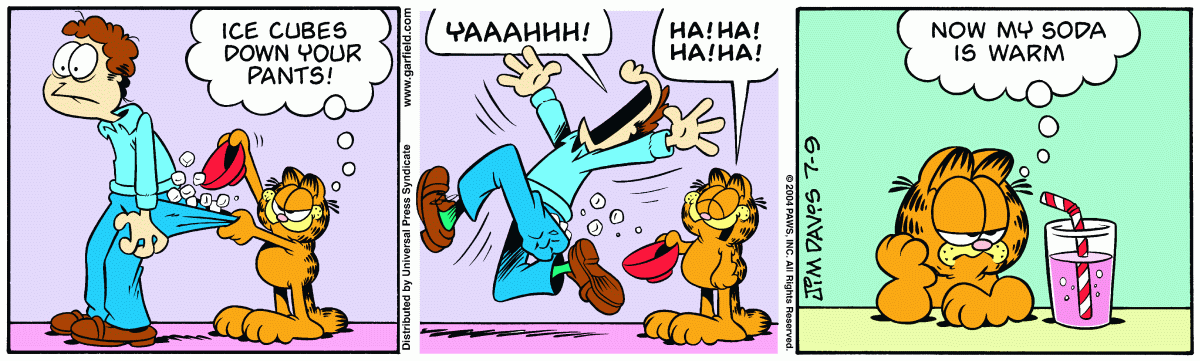 Garfield, July 9, 2004