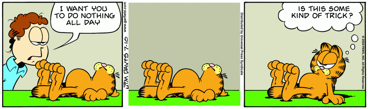 Garfield, July 10, 2004
