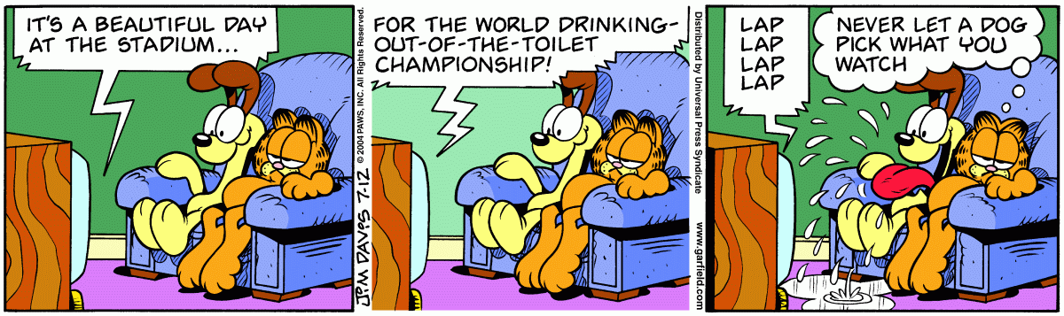 Garfield, July 12, 2004