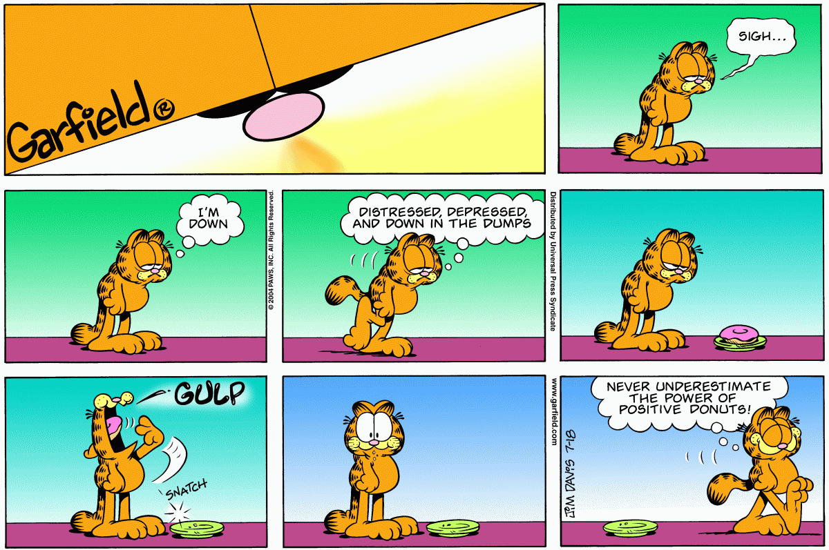 Garfield, July 18, 2004