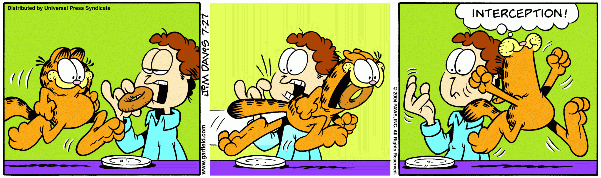 Garfield, July 27, 2004