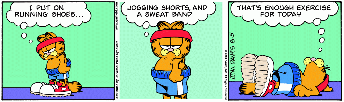 Garfield, August 5, 2004