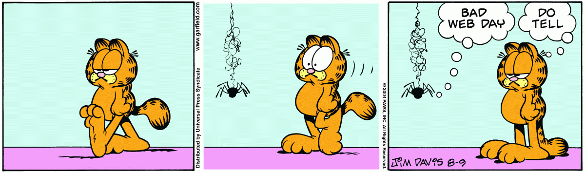 Garfield, August 9, 2004