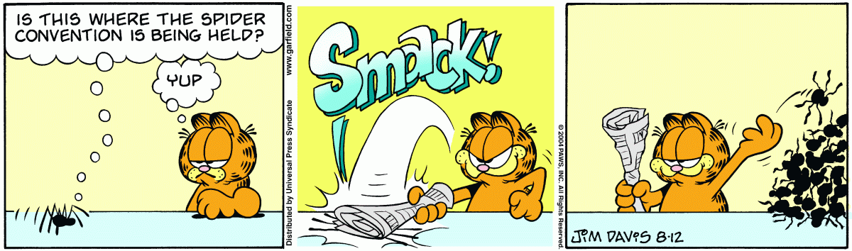 Garfield, August 12, 2004