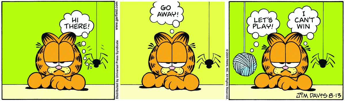 Garfield, August 13, 2004