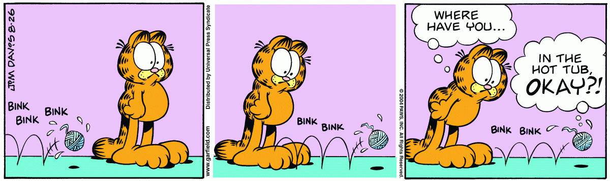 Garfield, August 26, 2004