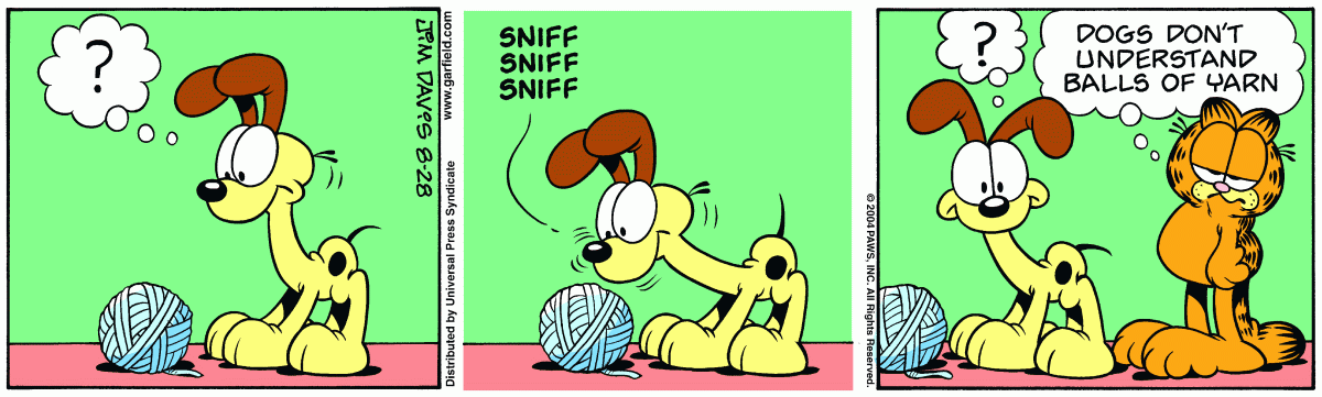 Garfield, August 28, 2004