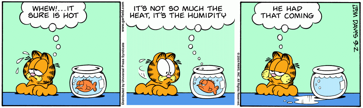 Garfield, September 2, 2004