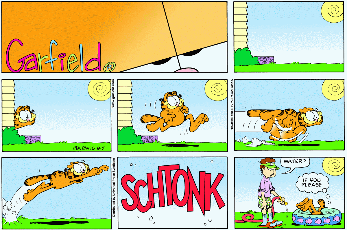 Garfield, September 5, 2004