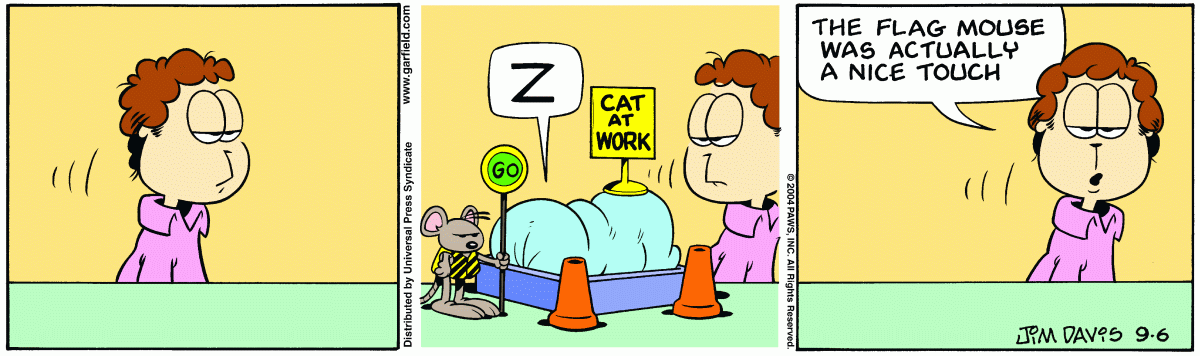 Garfield, September 6, 2004