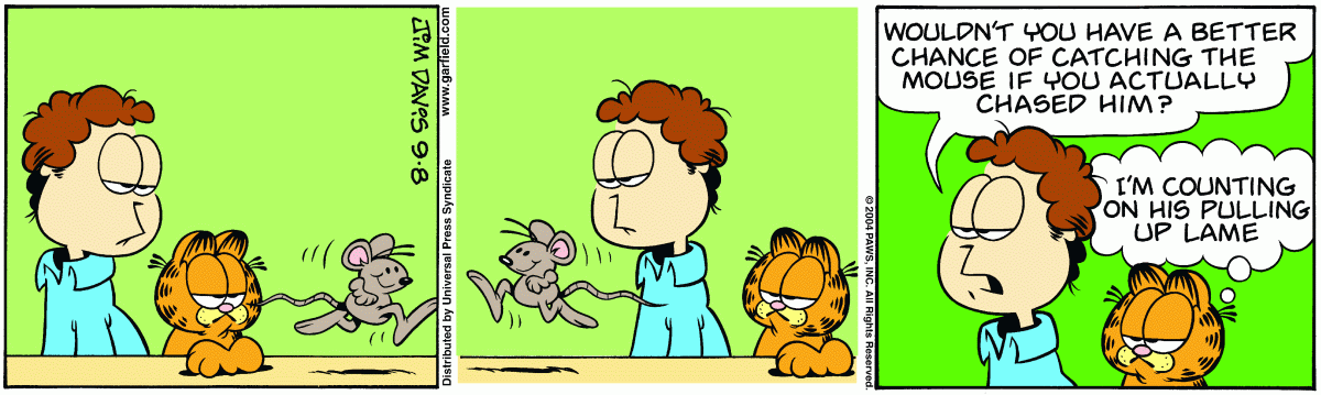Garfield, September 8, 2004